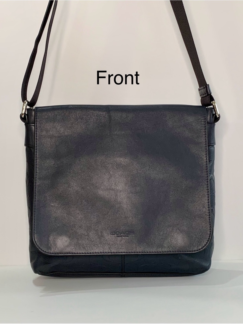 Coach Charles Small Messenger in Signature Crossgrain Leather, F72220